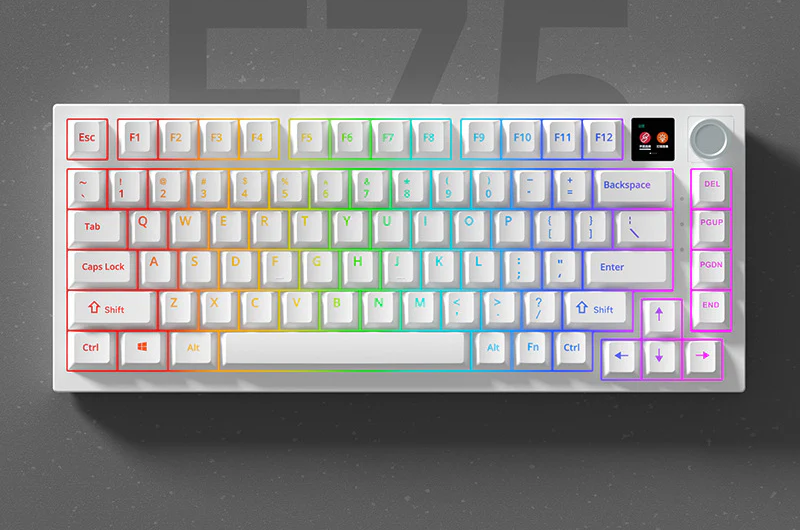 F75 RGB Mechanical/Gasket Mounted/75% Keyboard