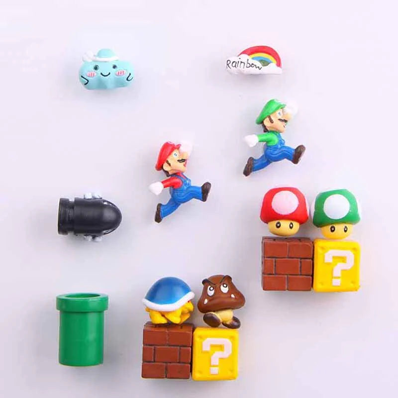 3D Super Mario Wall Magnet Toy and Decoration