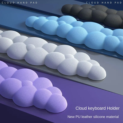 Mouse Pad with Wrist Rest Keyboard Cloud Anti-Slip Memory Foam Desktop Office Gamer Mouse Wrist Rest